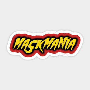 Maskmania Yellow Sticker